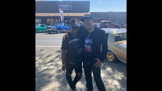 Volunteers at Eazy E's Private Headstone Unveiling at Cemetery Tim's office