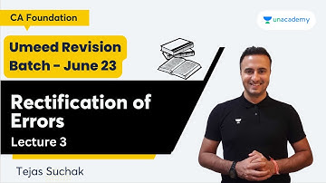 Rectification of Errors | Lecture 3 | Umeed Revision Batch June 2023