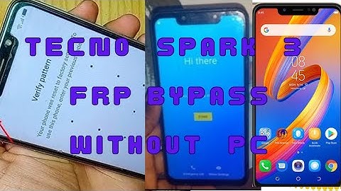 Tecno Spark 3 (KB7j) Frp Bypass/GoogleAccount Remove Without Pc