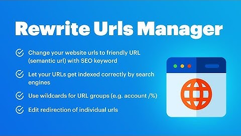Rewrite Urls Manager OpenCart