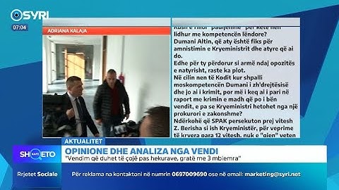 KAFE SHQETO NË SYRI TV (17.06.2025)