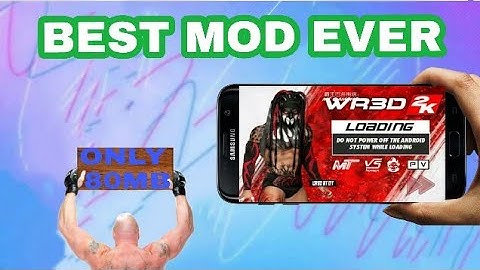HOW TO DOWNLOAD WR3D 2K18 BEST MOD EVER BY MT GAMING IN ANDROID!