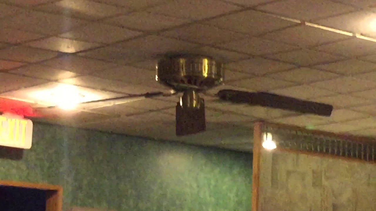 Hunter Low Profile ceiling fans at pizza place YouTube Hunter Low Profile ceiling fans at pizza place YouTube