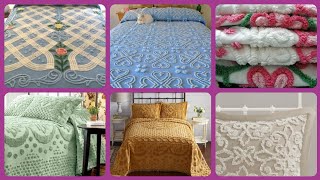 Soft and luxurious lifestyle leaf Vine Chenille bedspread I screenshot 2