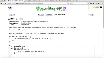 PracticeIt LinkedLists min