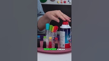 Amazing Science Experiment Shaving Cream Rain Clouds Revealed For Kids! #toddleractivities #toddler