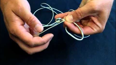 How to make a snelled hook leader