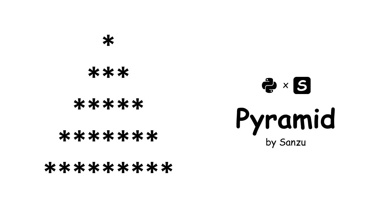 How to Print a Star Pyramid in Python - YouTube