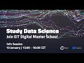 Eit digital master school  data science information session  19 january 2023