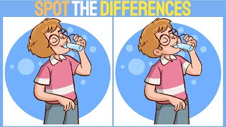 【Spot the difference】Simple pictures are difficult!! | Find 3 Differences between two pictures