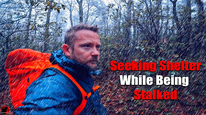 Not Alone - The Weirdest Place I Have Ever Camped At - Heavy Rain and Storm Camping Adventure