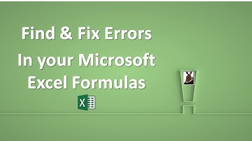 Find and Fix Excel Formula Errors