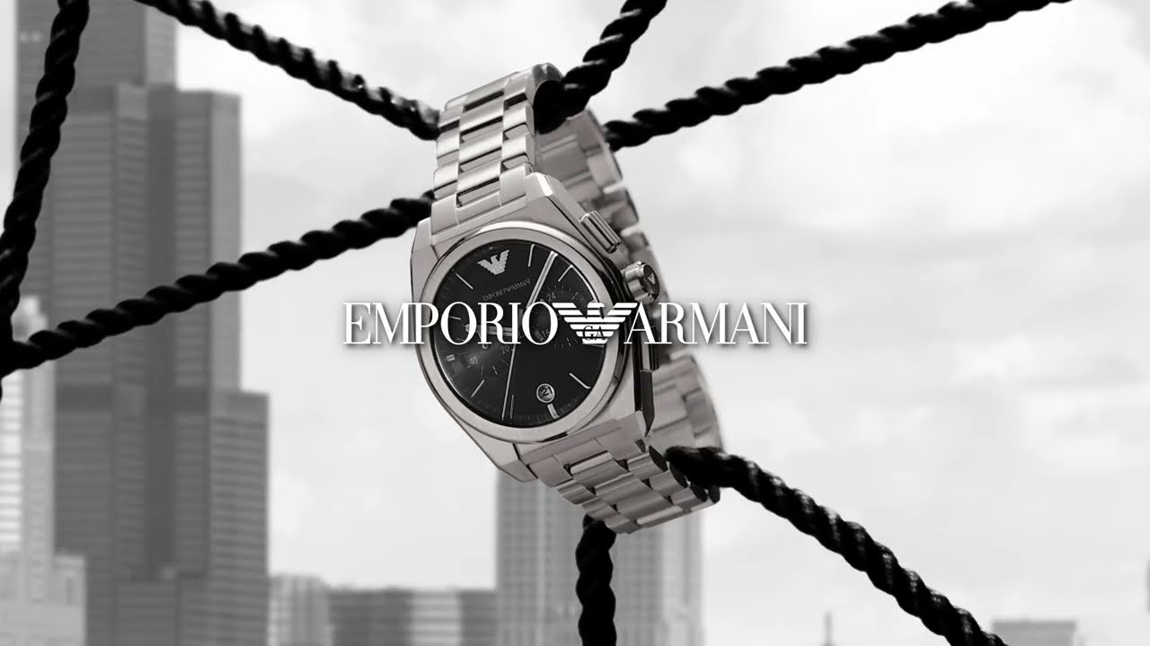 Zegarek męski Emporio Armani Federico Chronograph | Zegarownia.pl - YouTube