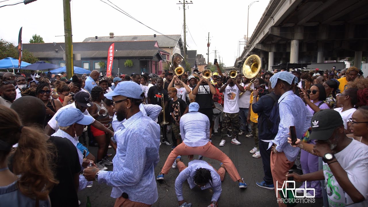 NEW ORLEANS SECONDLINE OLE & NU STYLE FELLAS Apr 24, 2022 ft. Da Truth Brass Band 1 of 2
