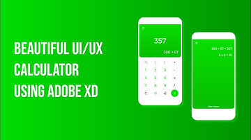 Calculator Design In Adobe XD | Auto Animation