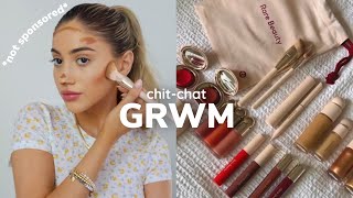 chitchat grwm using all Rare Beauty products *UNSPONSORED* | first impressions & honest review!