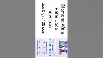 diamond wala app refer code // diamond wala refer code