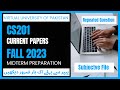 Cs201 Current Papers 2023 || Midterm Preparation Fall 2023 || Repeated Questionsโ