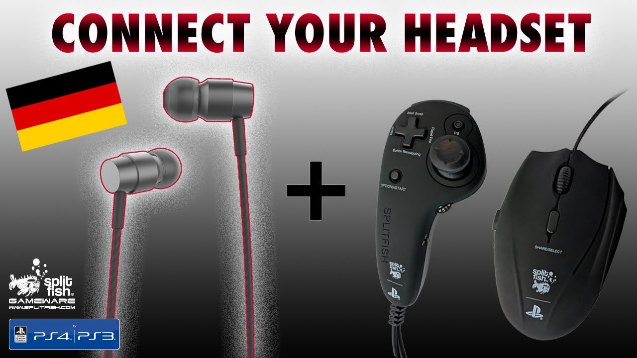 Verbinde dein Headset mit dem FragFx Piranha PS4/ FragFx Shark PS4