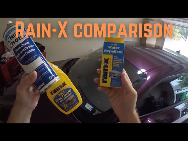 Official Rain-X on X: The difference is crystal clear. Instantly improve  your driving visibility in rain, sleet and snow with Rain-X 2-in-1 Glass  Cleaner and Rain Repellent. Tag us in your posts