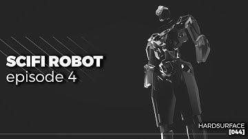 Subd Modelling a Scifi Robot in Blender Ep. 4 | Hardsurface [044]