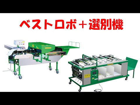 長ネギ用 半自動根葉切り皮むき機「ベストロボ」関連動画 - YouTube