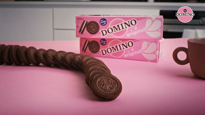 Keksi, jolla on efekti. Fazer Domino.