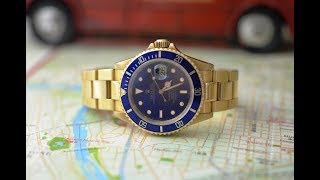 solid gold submariner