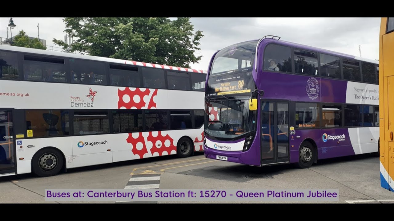 Автобусы на автовокзале Кентербери - Ft: E400MMC 15270 'Платиновый юбилей' - 28.05.2022
