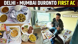 22210 Delhi Mumbai Duronto Express First ac IRCTC LUXURY FOOD Review