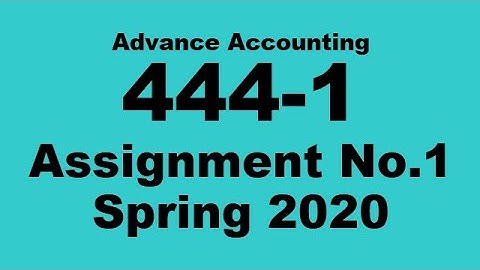 AIOU Code 444 Solved Assignment No.1 Spring 2020