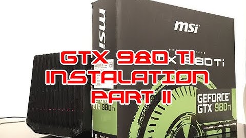 Alienware Graphics Amplifier - GTX 980 Ti Installation Part 2