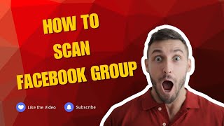 How To Scan Facebook Group 2025 | Facebook UID Scan