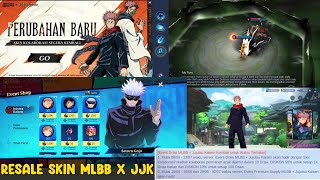 RESALE EVENT MLBB X JUJUTSU KAISEN 2024 & REVAMP SKIN JUJUTSU KAISEN SKIN KOLABORASI MLBB X JJK 2024