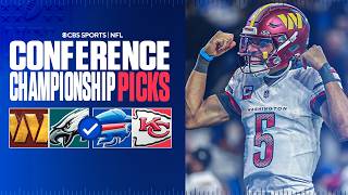 NFL Conference Championship Picks: Bills vs Chiefs, Commanders vs Eagles | AFC & NFC Predictions
