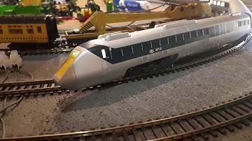 Rapido APT-E *RARE* five car, yes, 5 car rake running session on Mangley Town OO gauge model railway