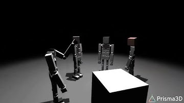 Ragdoll prisma 3D animation