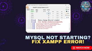 Fix XAMPP MySQL Shutdown Unexpectedly Error | 100% Working Solution (2026) | IT Everest