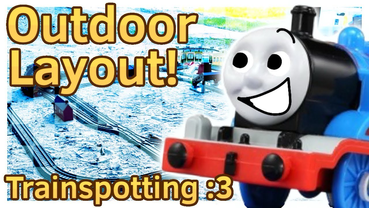 Thomas & Friends Trackmaster/Tomy Outdoor Layout! || Outdoor Trainspotting!! ||