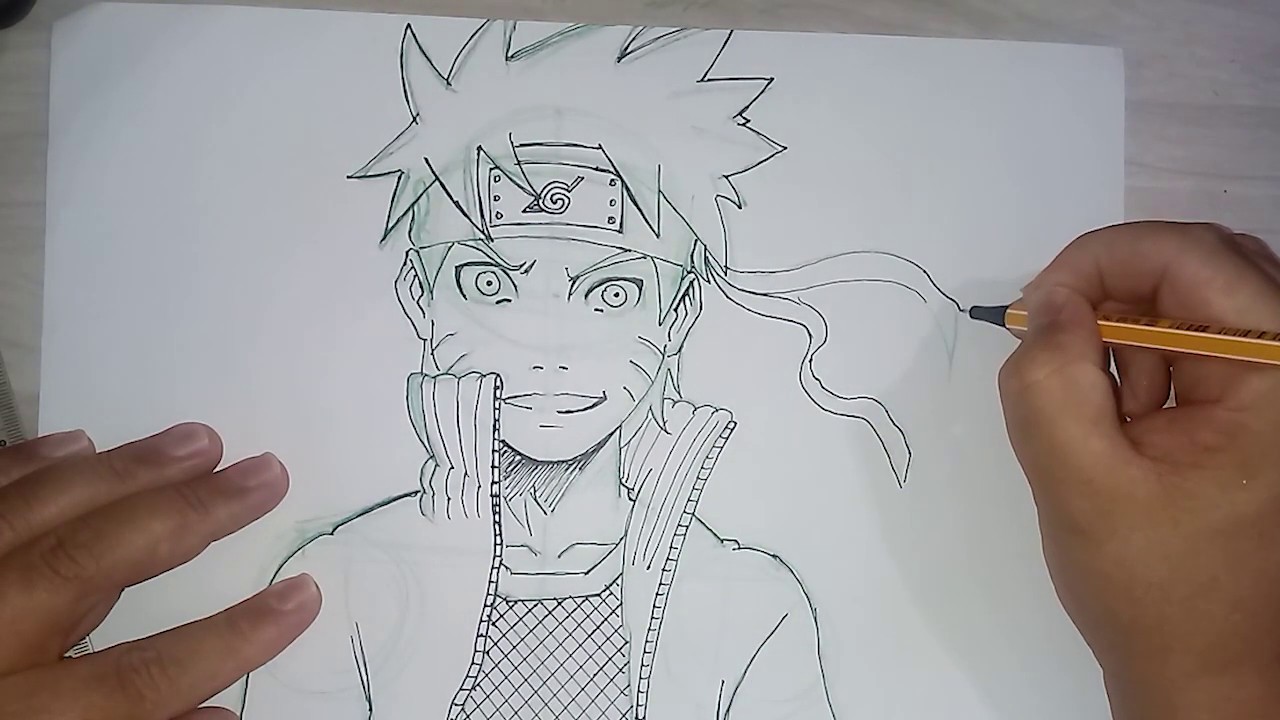 Como desenhar: NARUTO UZUMAKI: Aula de Aulas de Desenhos