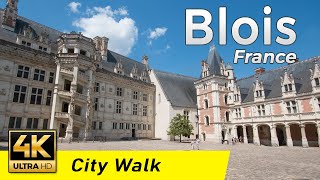Blois, France | Walking Tour (4K UHD & 60 fps)