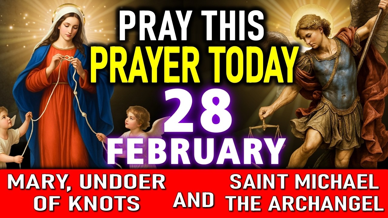 A POWERFUL PROTECTION PRAYER — OUR LADY AND SAINT MICHAEL DEFEND YOUR FAMILY TODAY