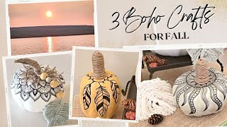 3 Boho Fall Dollar Tree Crafts