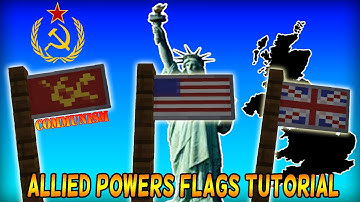 Minecraft Banner Tutorial - How to make Custom Flags of Banners!