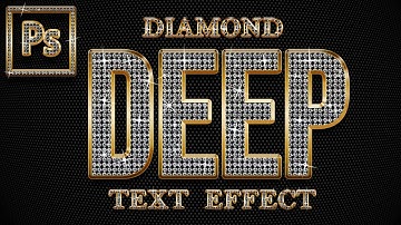DIAMOND TEXT EFFECT | PHOTOSHOP EFFECT | PHOTOSHOP TUTORIAL