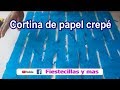 Cortina de papel crepe facilita ( Crepe paper curtain facilitates)