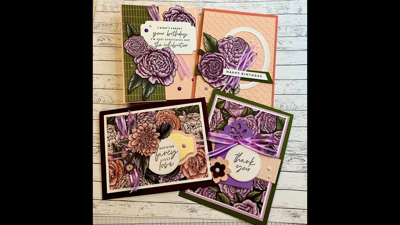 Weekly Card Class To Go - Favored Flowers DSP (recording) - YouTube