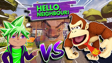 CHIPMUNK vs DONKEY KONG | Hello Neighbor Mod