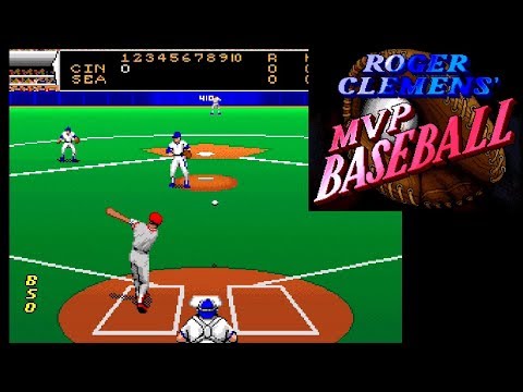 Roger Clemensu0027 MVP Baseball ... (SNES) Gameplay
