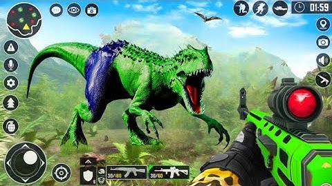 Wild Dino Hunting: Game 3D Dinosaur Games - Android Gameplay